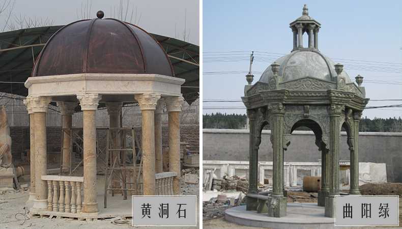 歐式景觀亭子，石雕大理石亭子，河北涼亭廠家