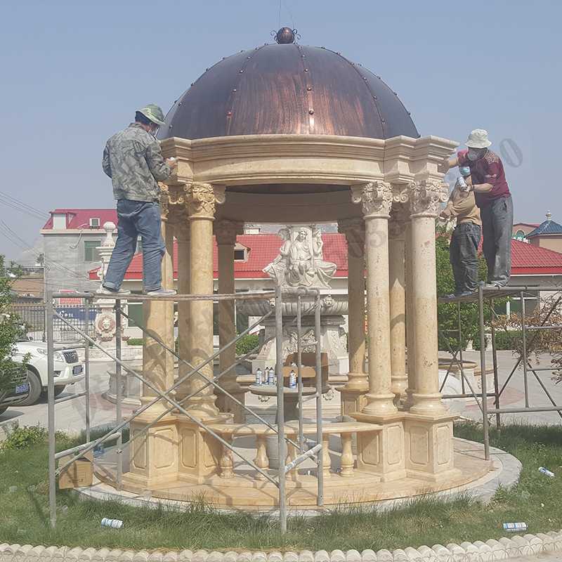 歐式景觀涼亭，歐式大理石涼亭，歐式柱子亭子