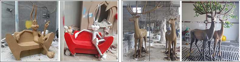 玻璃鋼雕塑制作流程，仿真景觀雕塑廠家