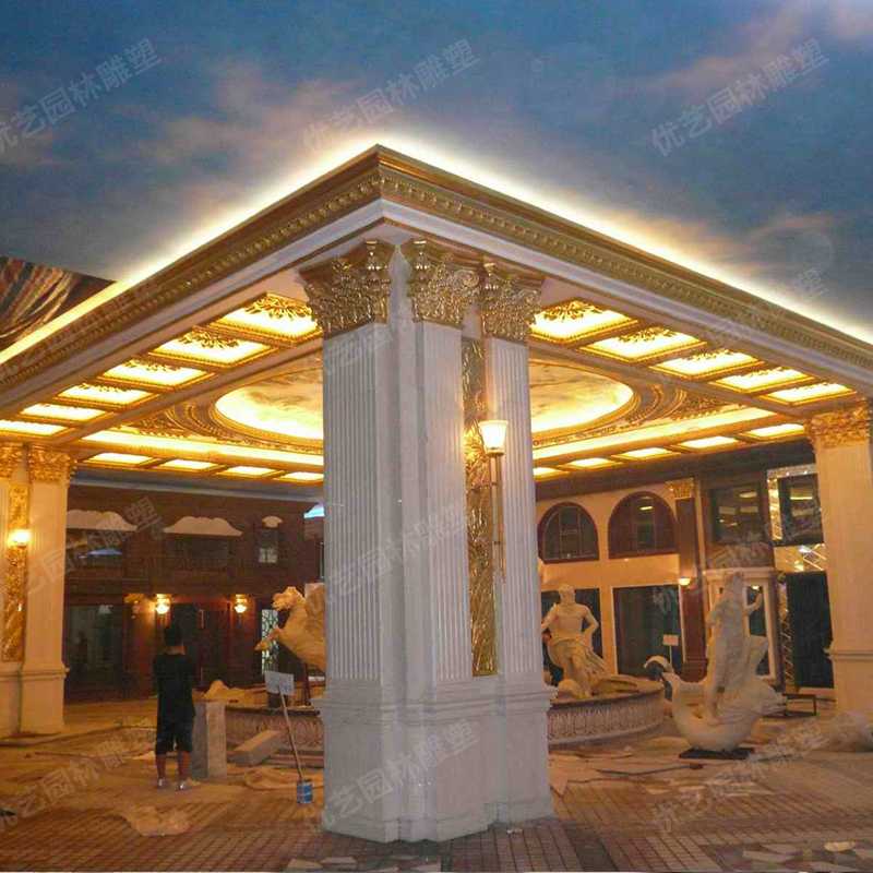 羅馬柱，室內(nèi)羅馬柱