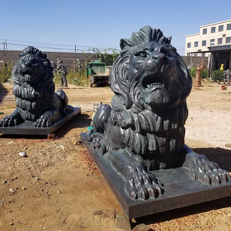 匯豐銅獅子，銅匯豐獅子，銅雕塑廠家，銅獅子廠家