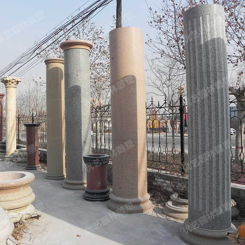 裝飾羅馬柱，石雕羅馬柱